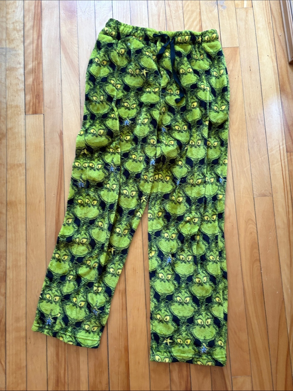 Kids Green Grinch Fleece Pajama Pants - Soft Holiday Sleepwear
